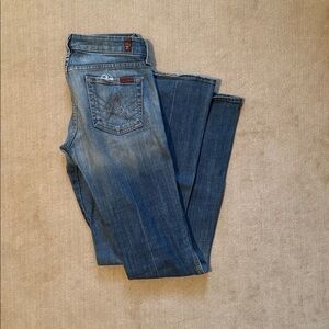 7 For All Mankind Swarovski Low Rise Flares Y2K